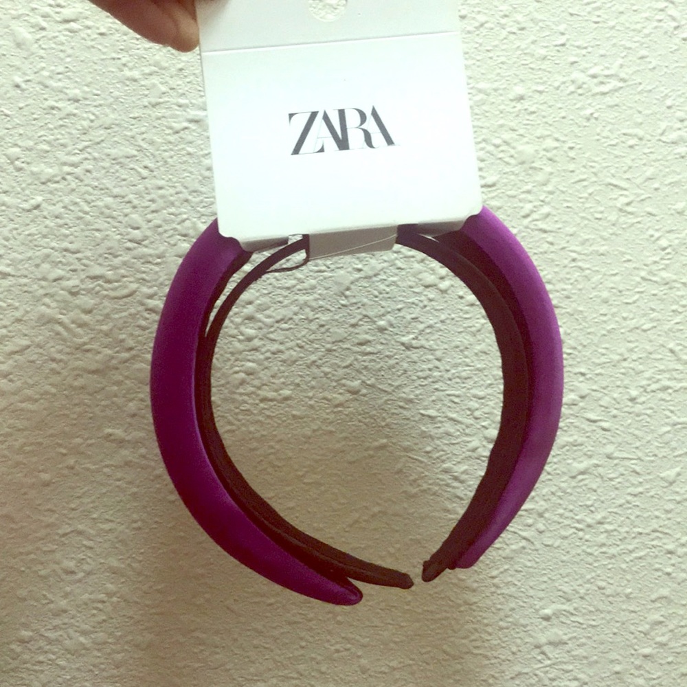 Zara Headbands Purple and Black